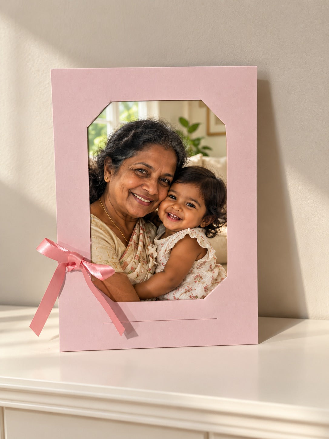 Photo Frame with Ribbon - Portrait