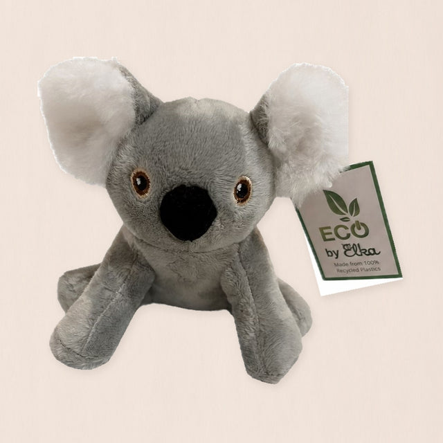 Koala plush sitting, front view