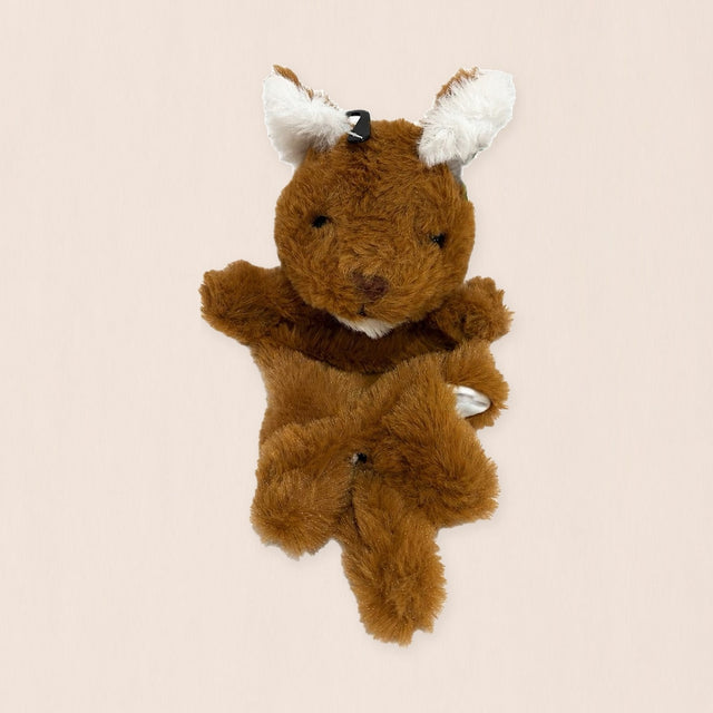 Kangaroo hand puppet, front view
