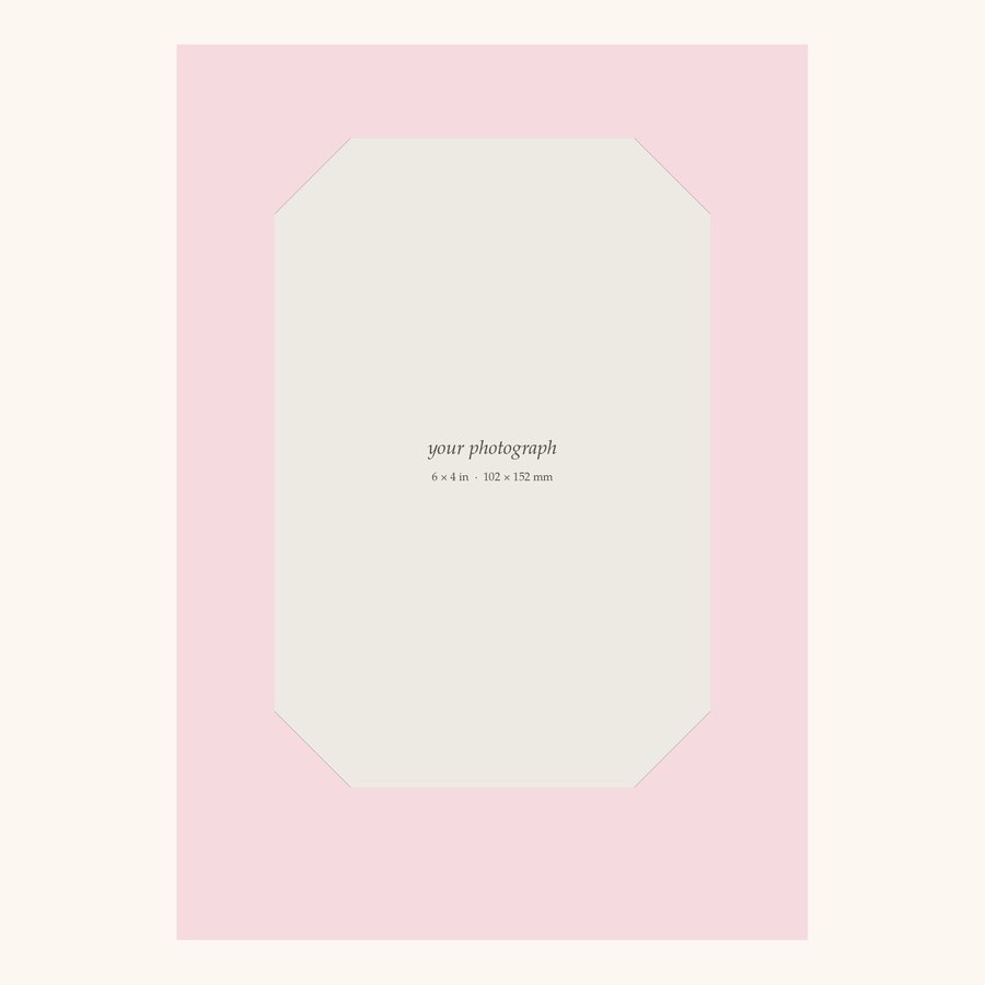 Kiraben plain Blush Pink photo frame
