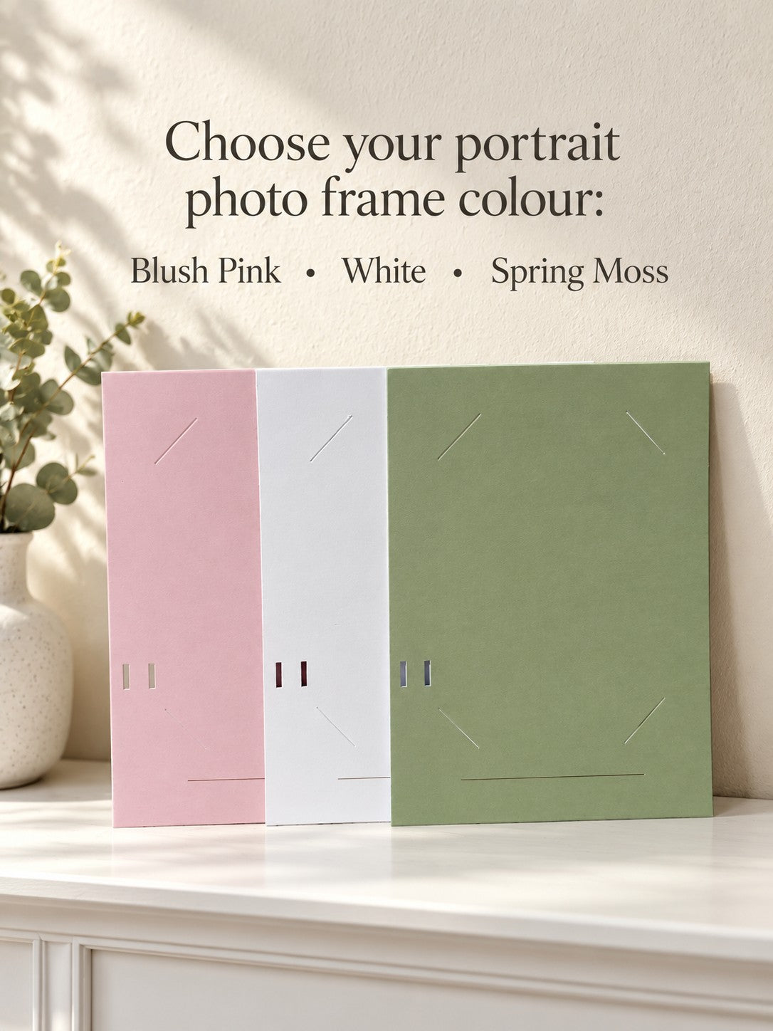 Photo Frame with Ribbon - Portrait